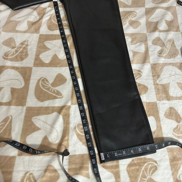 Aritzia Wilfred | Vegan Faux Leather Pants Straight‎ Leg | Women's 2 - Picture 8 of 13